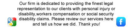 Our Firm provides the finest legal representation to our clients with personal injury or disability, workers compensation and social security disability claims in Manchester NH